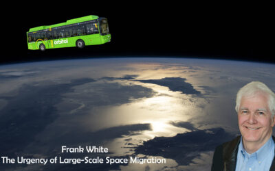 Join Professor Frank White on Monday, January 22 2024 discussing the “The Urgency of Large-Scale Space Migration (LSSM)