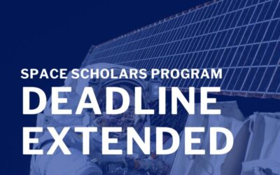 SPACE SCHOLARS CREW-4 APPLICATION DEADLINE EXTENDED TO JANUARY 22, 2025