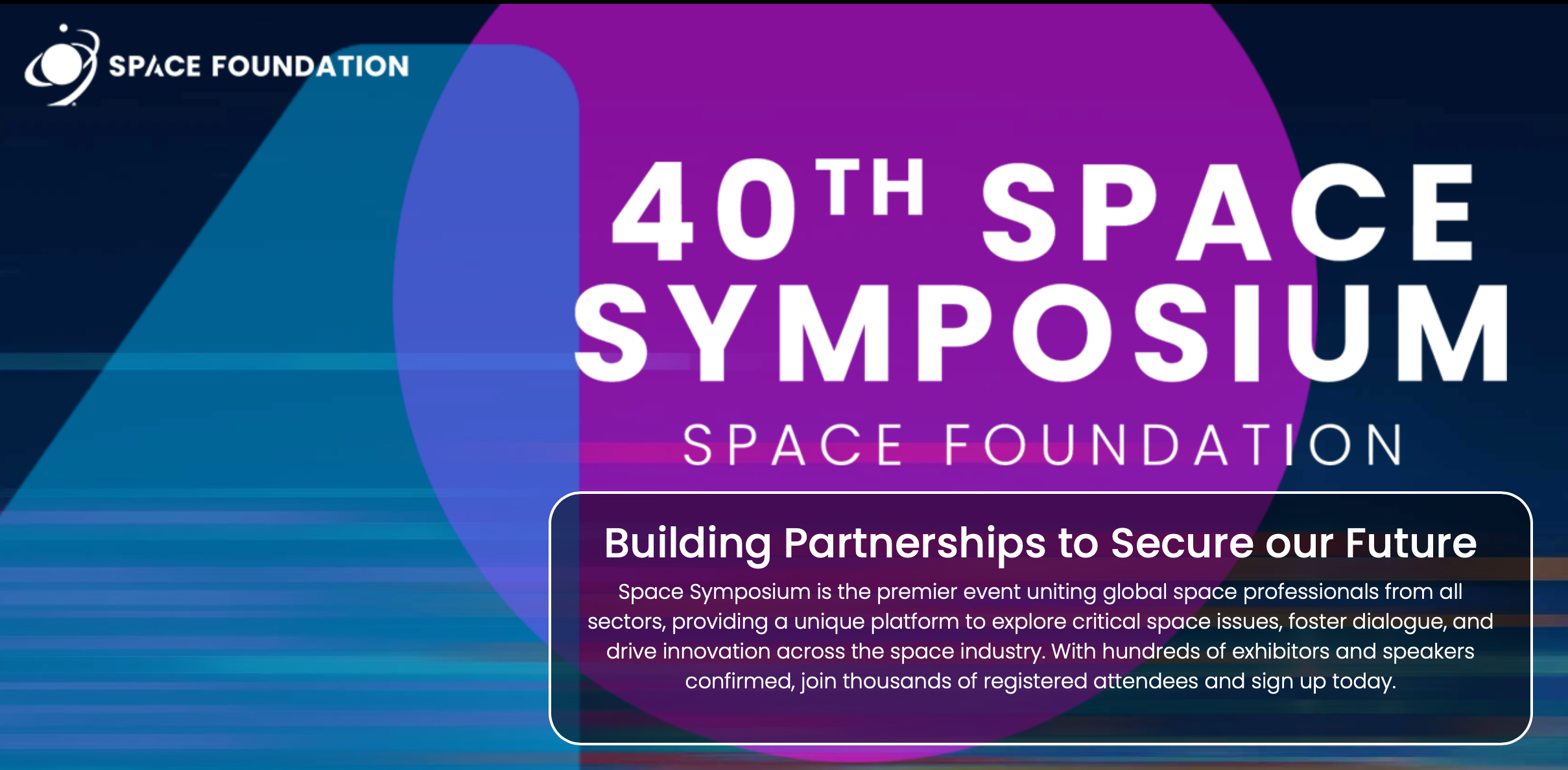 40th Space Symposium